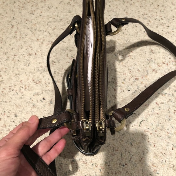 Authentic Gold Pfeil Germany Leather Mini Bag - Picture 6 of 11